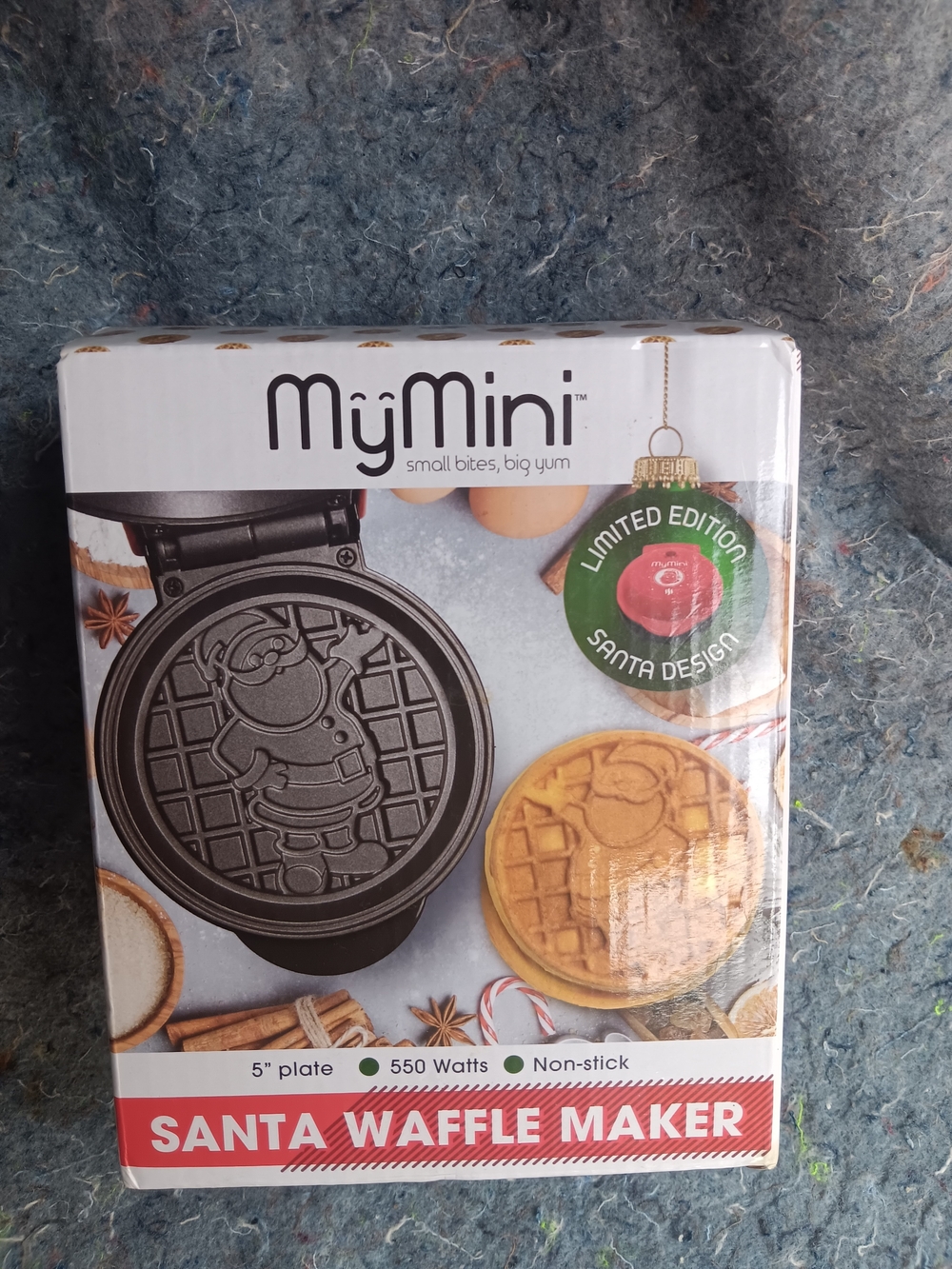 MyMini Santa Waffle Maker - Red & White Packaging